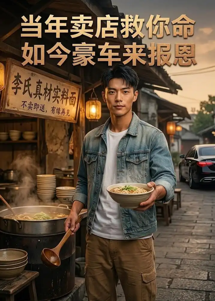 当年卖店救你命,如今豪车来报恩
