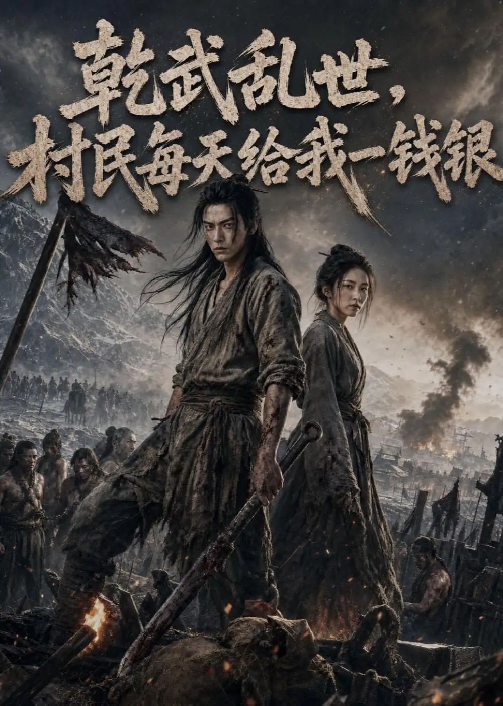 乾武乱世,村民每天给我一钱银