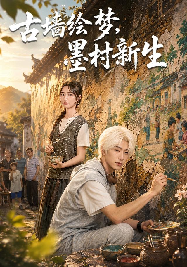 古墙绘梦,墨村新生